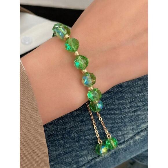 Green Swarovski Bracelet - Picture 14 of 14